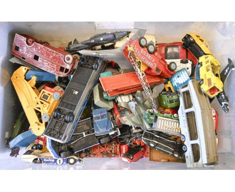 Miscellaneous Dinky, Corgi, Matchbox, diecast and other toy cars and vehicles, mid 20th c and later  