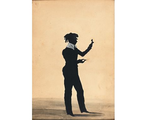English Profilists, c. 1830 - Reverend James John West, Rector of Winchelsea, Sussex;&nbsp; Fanny Ashburton West; Frederick W