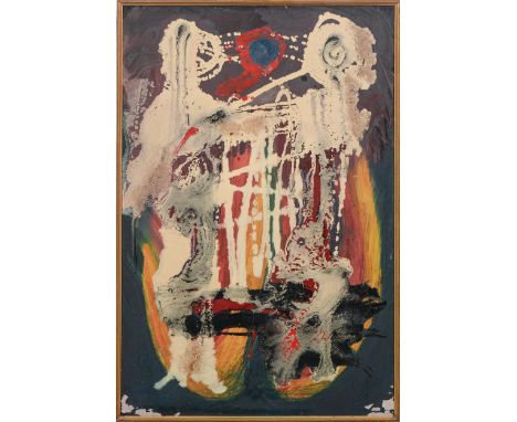 Sarah Jeanette Jackson (American-Canadian, 1924-2004) - Ukrainian State Dancers, indistinctly signed in the upper-left margin