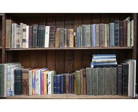 Books. Two shelves of natural history, early 19th c and later, including The New Natural Library: two copies of Neal (Ernest)