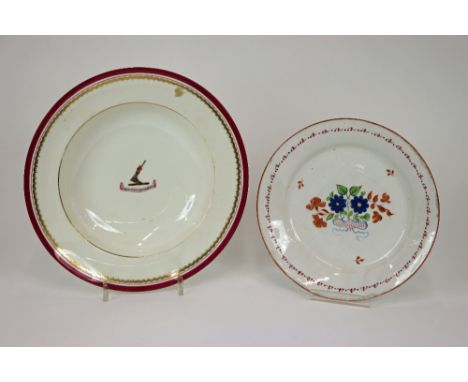 A Royal Worcester tea set, Evesham pattern; a Victorian part tea set, applied with violet coloured sprigs; a toy tea set; and