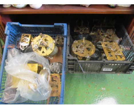 Various clock movements