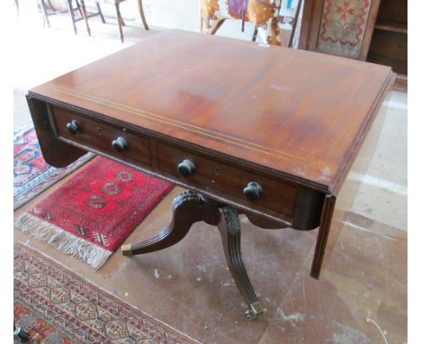 A 19th Century sofa table