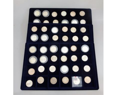   Münzsammlung BRD 5 Deutsche Mark Gedenkmünzen, darunter Germanisches Museum (Jaeger 388),  Münzsammlung BRD 5 Deutsche Mark