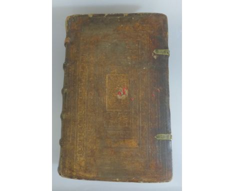  Religion - Luther Bibel, Wittenberg Lorenz Seuberlich 1610, geprägter Ledereinband, Seiten  Religion - Luther Bibel, Wittenb