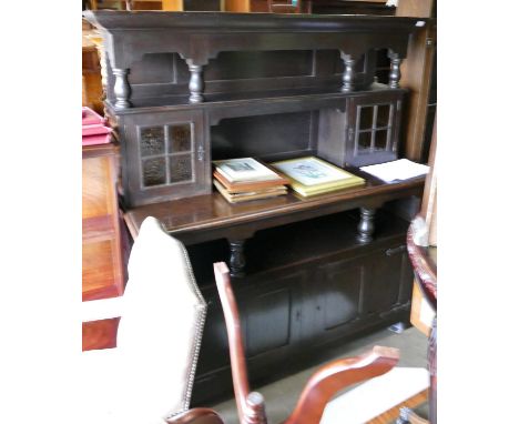 Dark Oak Buffet Sideboard: