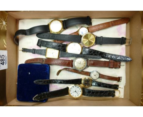A collection of Ladies &amp; gentleman's vintage wristwatches: including Raymond Weil, Avia etc (10)
