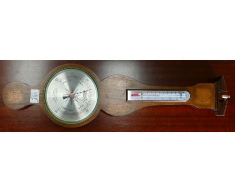 Inlaid Comitti of London Barometer:
