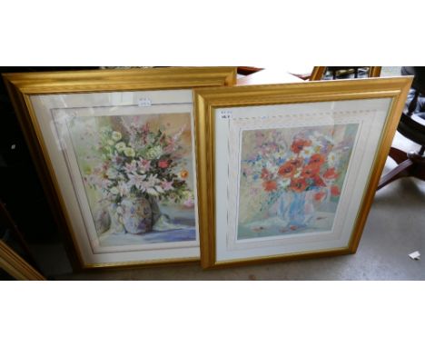 Large Janet Davies Signed Limited Edition Print: together with similar item(2)