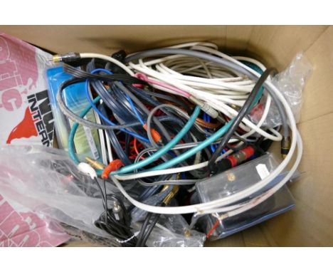 A large Collection of Hifi Quality Speaker Wire, RCA leads, Interconnects and accessories