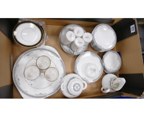 A mixed collection of items to include: Royal Doulton York Coffee Ware together with similar Royal Worcester Howard patterned