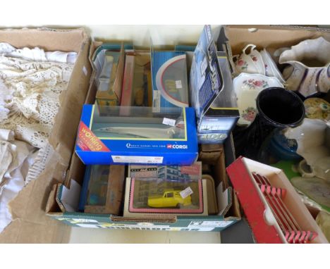 A small quantity of assorted vintage diecast toys to include Corgi, etc 