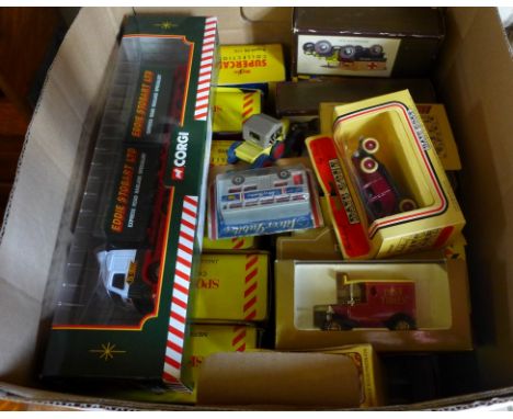 A large quantity of assorted diecast toys to include Corgi, Maisto 