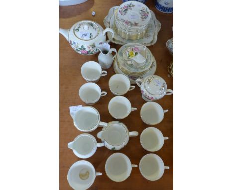 A Wedgwood bone china tea service together with further ceramics 