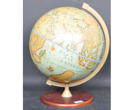 A vintage 20th century Zoffoli Italian17th century style globe in the manner of P Duval D'Abbeuille. The map having longtitud