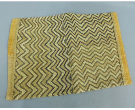 Central African weave panel, 60 x 40cm 