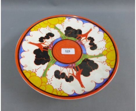 Wedgwood limited edition Divinely  Deco Clarice cliff comport, 28cm diameter 