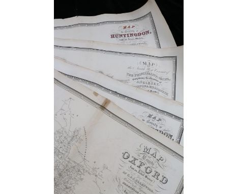 C &amp; J Greenwood, county maps to include Oxford, three Huntingdon, York, two Worcester, Nottingham, Rutland, the Principal