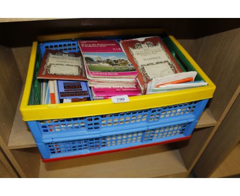 A box or Ordnance survey maps