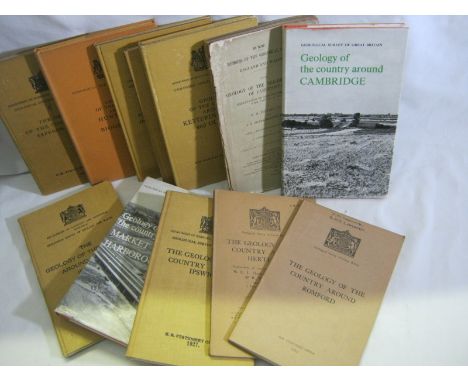 E G POOLE & OTHERS: GEOLOGY OF THE COUNTRY AROUND MARKET HARBOROUGH, 1968, orig cl d/w + B C WORSSAM & OTHERS: GEOLOGY OF THE