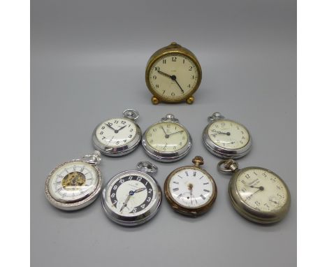 Watches and an alarm clock 