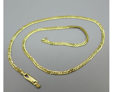 An 18ct gold chain, a/f, 4.8g 