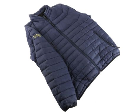 Star Wars Episode VIII The Last Jedi (2017) Navy blue crew puffer jacket with 'VIII' stitched on arm, jacket made by Stormtec