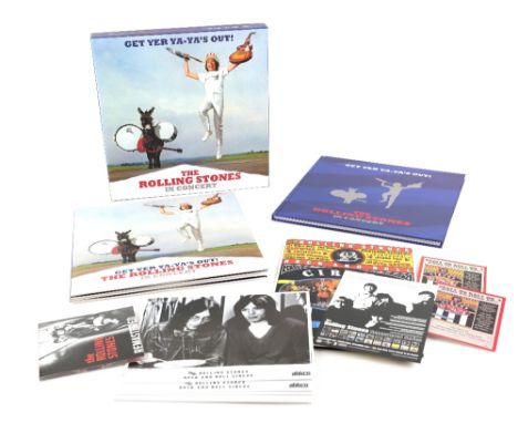 The Rolling Stones - Promotional items including Get Yer Ya-Ya's Out In Concert promo only LP box set, Remastered Promo CD sa