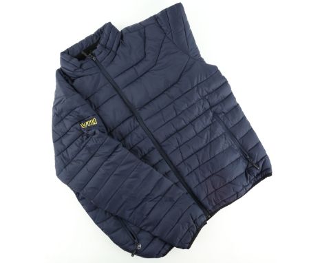 Star Wars Episode VIII The Last Jedi (2017) Navy blue crew puffer jacket with 'VIII' stitched on arm, jacket made by Stormtec