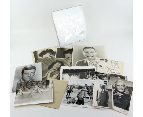 Movie Memorabilia including Academy Awards portrait collection 1961, Warner Brothers 50 Years of of film soundtrack, and a co