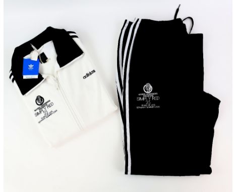 Simply Red- Embroidered adidas tracksuit from Germany Summer 2009 new with tags,  size L and Simply Red Stars- navy embroider