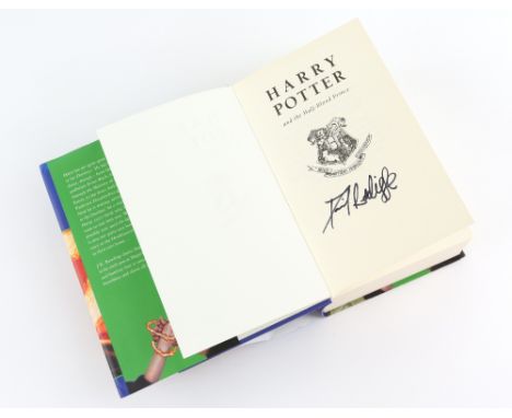 Daniel Radcliffe - Hardback first edition book for Harry Potter and the Half Blood Prince signed to the inside by Daniel Radc