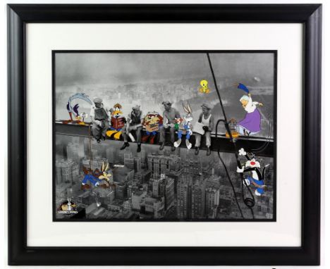 Warner Bros. Loony Tunes 'Lunch Break' original lithograph, mounted and framed, each 65 x 55 cm overallWith Certificate of Au