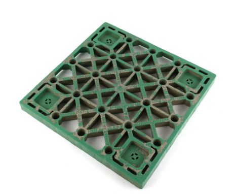 Aliens (1986) - Sulaco floor tile from the film starring Sigourney Weaver. The tile is moulded plastic and measures 42cm squa