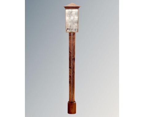 A 20th century Danish rosewood stick barometer.