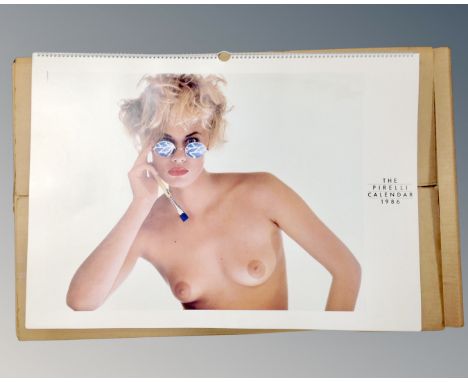 A Pirelli calender 1986.