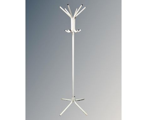 A 20th century metal hat and coat stand.