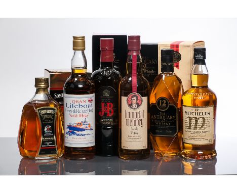 OBAN LIFEBOAT
Blended Scotch Whisky bottled by J. Forteith and Sons of Oban. 8 years old. 70cl, 40% volume.
THE ANTIQUARY 12 