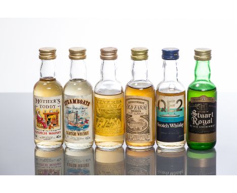 36 ASSORTED BLENDED SCOTCH WHISKY  MINIATURES
To Include: Beneagles, Buckie Lugger, Craw's Nest Whisky, Glenmoriston Old Farm