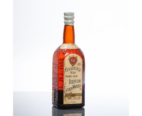 KINLOCH'S SPECIAL RESERVE K22
Blended Scotch Whisky Liqueur. 10 years old. 22 under proof. No capacity given.