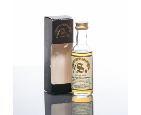 GLEN ALBYN 1969 MINIATURE AGED 20 YEARS
Single Highland Malt Scotch Whisky. Distilled 14th February 1969, matured in casks no