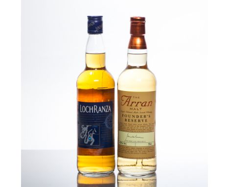 LOCHRANZA FOUNDERS' RESERVE
Blended Scotch Whisky, produced exclusively for the "Arran Founder Bondholders". 70cl, 40% volume