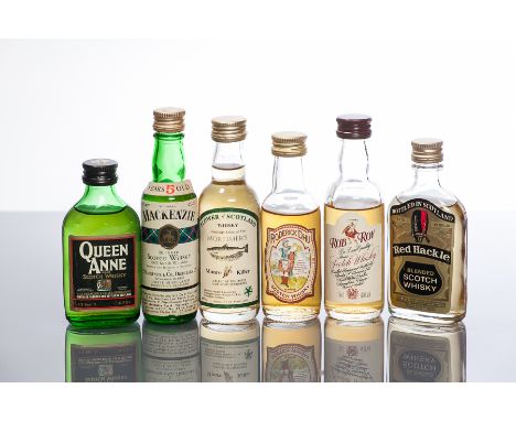 36 ASSORTED BLENDED SCOTCH WHISKY  MINIATURES
To Include: Te Bheag, Robbie Burns, , Flower of Scotland 'Munro Killer,' Ronson