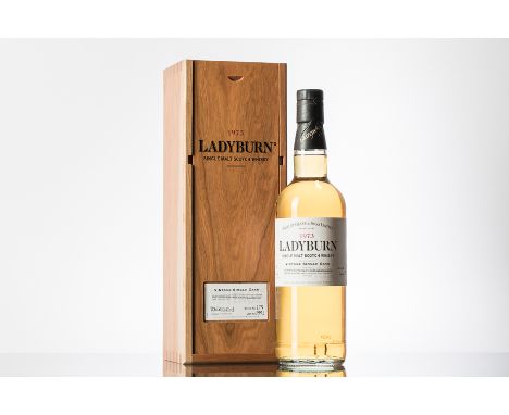 LADYBURN 1973 VINTAGE SINGLE CASK
Single Malt Scotch Whisky, cask no. 175, bottle no. 1591, 70cl, 50.4% volume, in wooden box