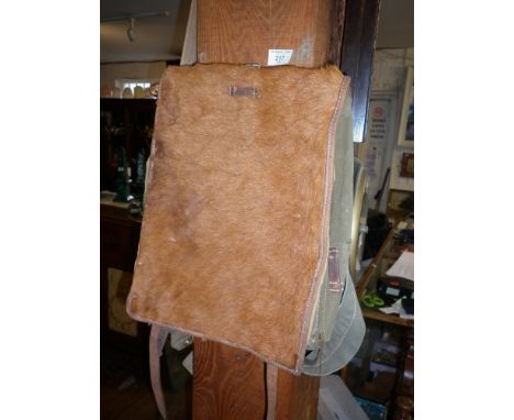 WW2 German Army pony fur Tornister rucksack, in good condition and dated 1939