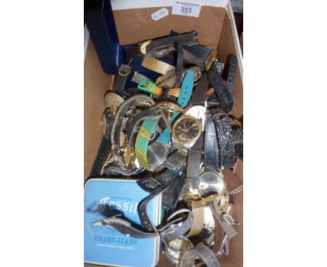 Good quantity vintage wrist watches and watch parts, makers include - Lorus, Sekonda, Pulsar, Timex, Casio, etc.