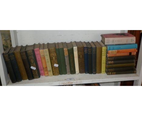 Shelf of small classics novels