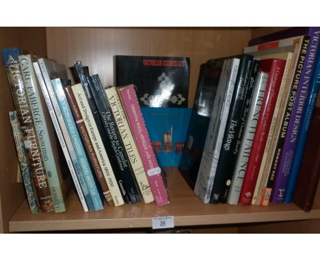 Shelf of books on Victorian Interior Design &amp; Furniture etc.