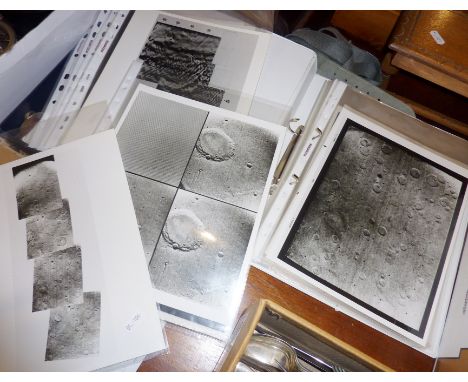NASA - collection of 42 vintage black and white photographs of Mars taken from Mariners 6, 7, 9 and Viking Orbiter - each 8" 