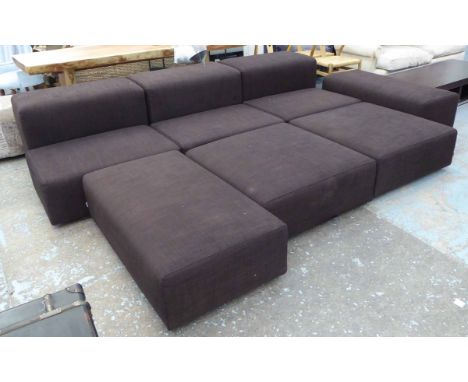 LIVING DIVANI EXTRA WALL SOFA , by Piero Lissoni, 66cm H. 